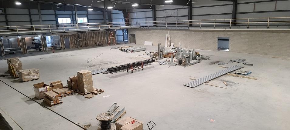 Photo 6: Wide view of the fieldhouse from the second level.