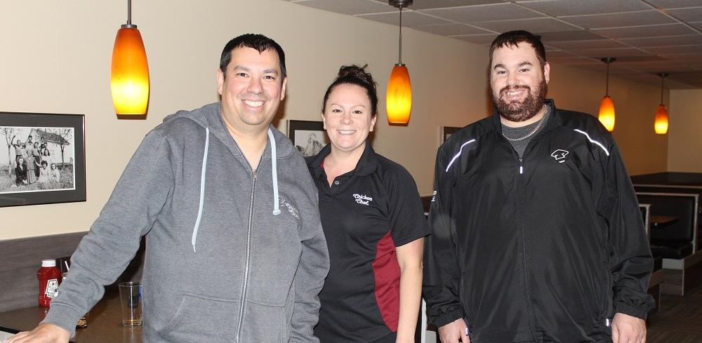 Carl Pottinger, Laura Mulvena, and Tim Mulvena.