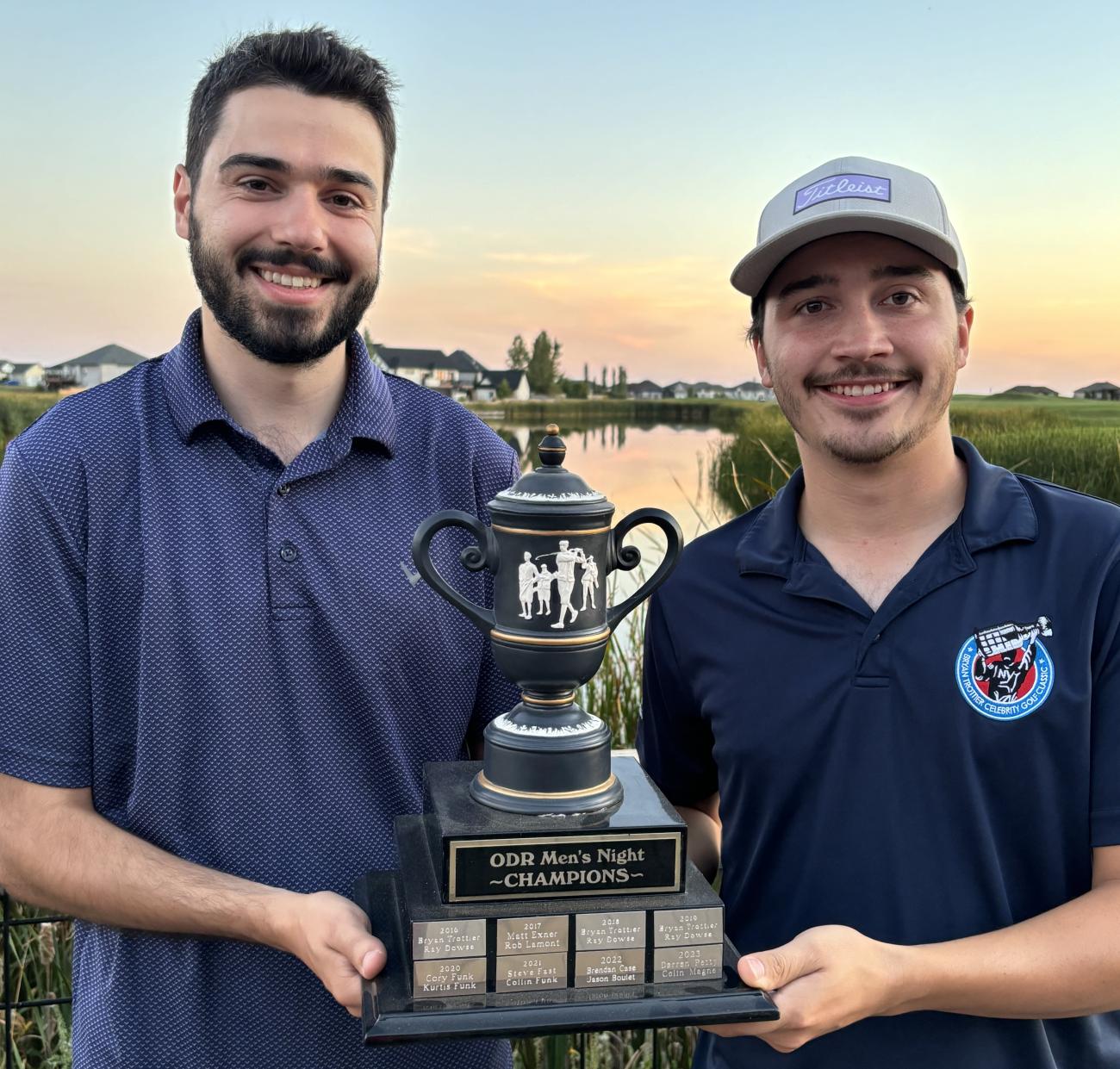 Brothers Ty Dilello and Braiden Mahon.