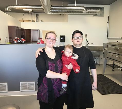 Julie and Ian Klippenstein with their daughter Ava