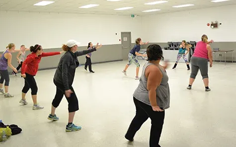 Zumba in action
